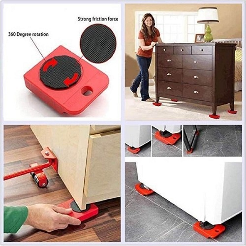 Furniture Easy Moving Tool Set with Lifter and 4 Roller Pads thumbnail 3