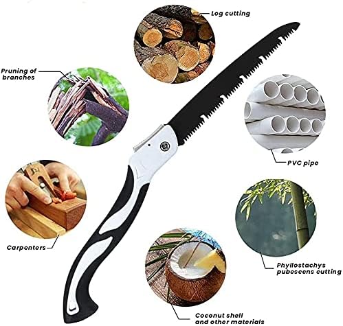 SK5 High Carbon Steel Folding Hand Saw (S-410mm) – Pruning & Camping Saw thumbnail 2