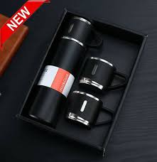 3 in 1 Vacuum Insulated Thermal Flask Set with 3 Cups (500ml) thumbnail 3
