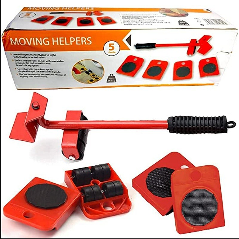 Furniture Easy Moving Tool Set with Lifter and 4 Roller Pads