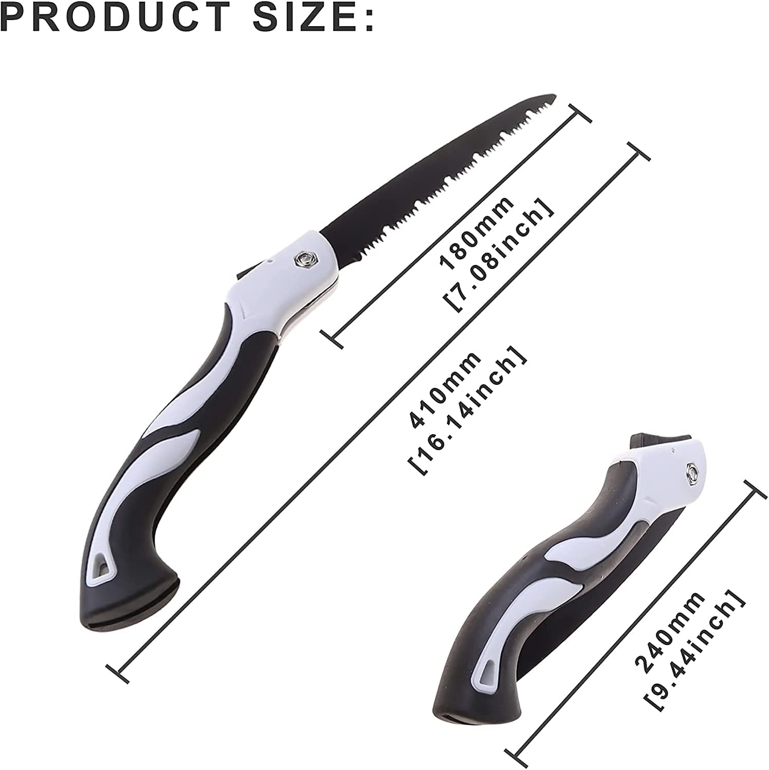 SK5 High Carbon Steel Folding Hand Saw (S-410mm) – Pruning & Camping Saw thumbnail 5