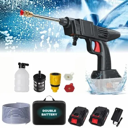 Hi Power 48V Cordless Pressure Washer Gun with 2 Batteries thumbnail 4